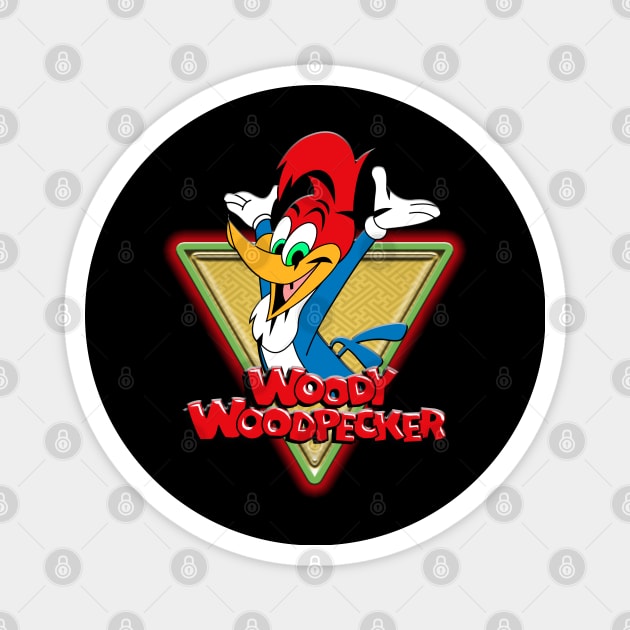 WOODY WOODPECKER TRI Magnet by hackercyberattackactivity